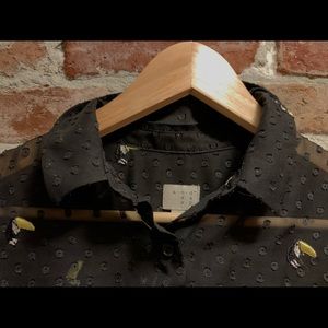 a New Day Toucan HiLow Button Down